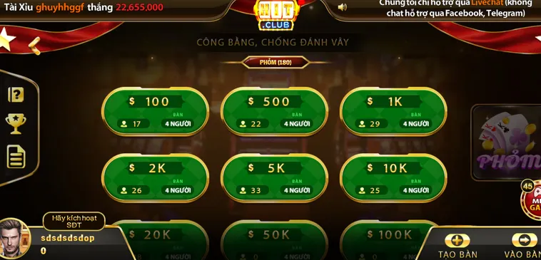 Bí Quyết Chinh Phục Sảnh Game Bài Phỏm Tại HitClub Rinh Quà Khủng