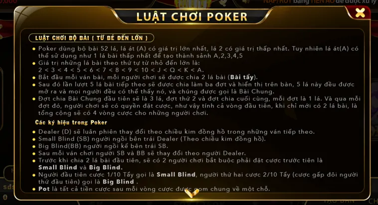Bùng Nổ Cảm Xúc Cùng Sảnh Game Bài Poker Tại HitClub Đẳng Cấp Quốc Tế