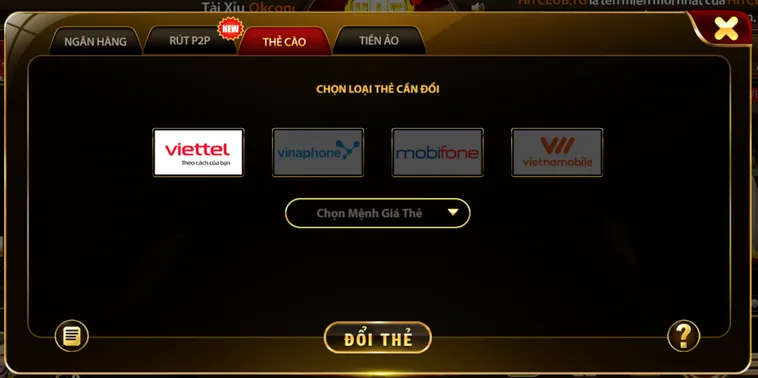 Rút Tiền HitClub Bằng Thẻ Cào Thần Tốc Nhận Tiền Về Tài Khoản Trong Ba Phút