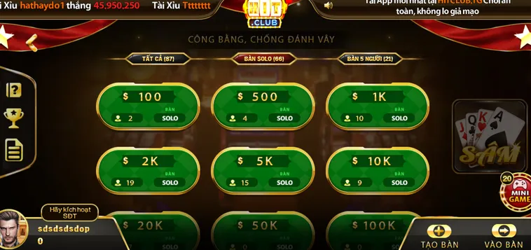 Đổi Đời Sau Một Đêm Cùng Sâm Lốc Tại HitClub Đẳng Cấp Thượng Lưu