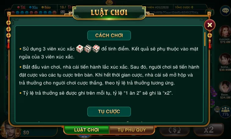 Trải Nghiệm Đẳng Cấp Thượng Lưu Cùng Casino Sicbo Đại Phú Quý Tại HitClub Lớn