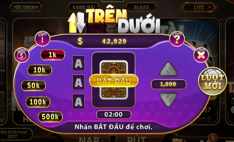 Bí Quyết Dự Đoán Chuẩn Xác Tại Sảnh Minigame Trên Dưới Tại HitClub Săn Thưởng Lớn