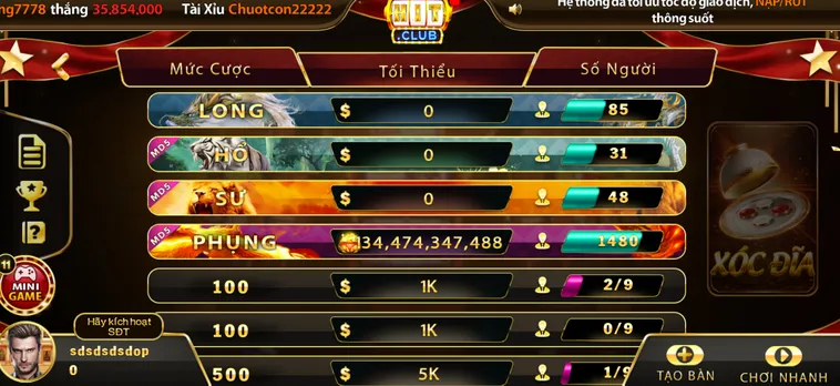 Chinh Phục Sảnh Cá Cược Thời Thượng Casino Xóc Đĩa Tại HitClub Nhận Thưởng Lớn